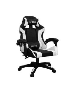 SILLA GAMER NEGRO BLANCO